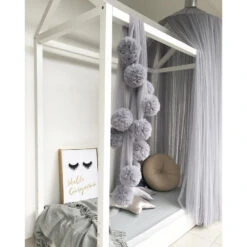 Spinkie Baby | Pom Garland | Grey 9 Spinkie Baby | Pom Garland | Grey -Simple Play Stories 3 Spinkie Baby Dreamy Canopy Light Grey
