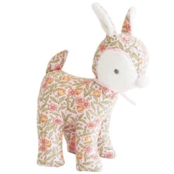 Alimrose | Baby Deer Rattle | Blossom Lily Pink 16cm