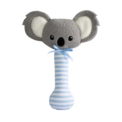 Alimrose | Baby Koala Stick Rattle | Blue