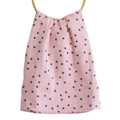 Alimrose | Muslin Swaddle | Starry Night Pink -Simple Play Stories Alimrose Muslin Swaddle Starry Night Pink Milk Tooth 3