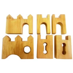 Bauspiel | Castle Building Block Extension Set 6 Pieces