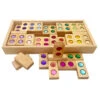 Bauspiel | Colour Street | 45 Blocks With Tray