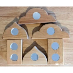 Bauspiel | Mirror Blocks | 12 Blocks -Simple Play Stories Bauspiel Mirror Blocks 2