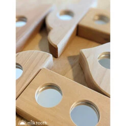 Bauspiel | Mirror Blocks | 12 Blocks -Simple Play Stories Bauspiel Mirror Blocks 4