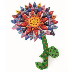 Bauspiel | Triangles | 50 Blocks With Tray