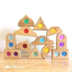 Bauspiel | Window Shapes | 6 Blocks -Simple Play Stories Bauspiel Window Shapes Wooden Building Blocks 12 Pieces 2 5ae09f9c 0314 4d6d bf97 ac3326501f17