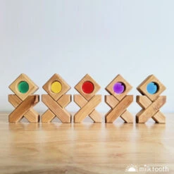 Bauspiel | X-Shapes | 32 Blocks With Tray -Simple Play Stories Bauspiel X Shapes Windows Wooden Building Blocks d5611ec8 5a3c 4234 bb31 a50406116de4