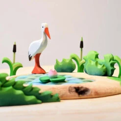 Bumbu Toys | Lake Puzzle -Simple Play Stories Bumbu Toys Large Shrub Small Shrub Cattail Lake Stork 48bef2fa 6423 4716 99c1 da384237c4f9