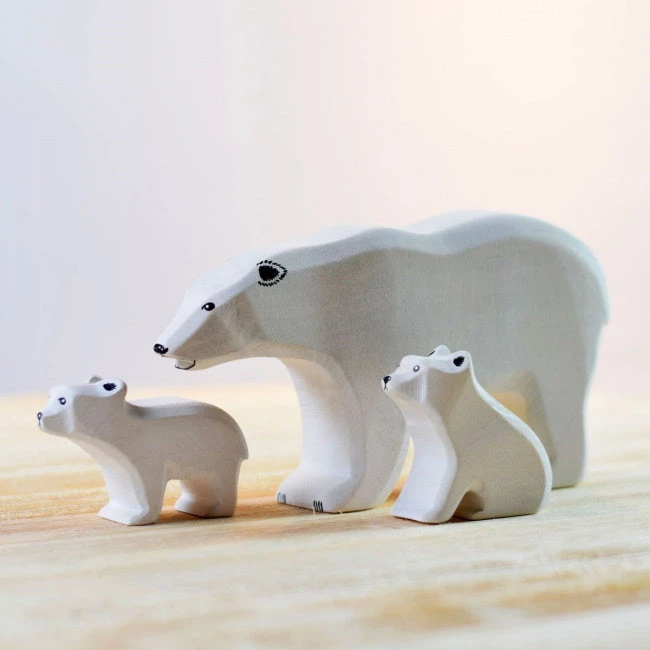 Bumbu Toys | Polar Bear Cub Standing 2 Bumbu Toys | Polar Bear Cub Standing - Image 2