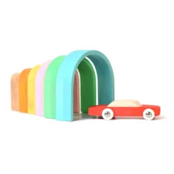 Bumbu Toys | Stacking Arches | Pastel -Simple Play Stories Bumbu Wooden Stacking Arches Pastel 4