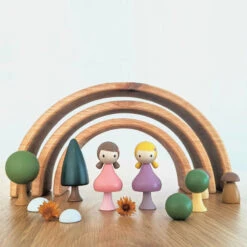Grimm's | Large Rainbow Natural -Simple Play Stories CLiCQUES Lucy Maggie Wooden Toy Dolls Summer Garden Grimms Natural Tunnel 800 195f4f8e a2f5 4989 a5db d5fdadcb15f7
