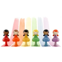 CLiCQUES | Magnetic Wooden Toys | Rainbow Girls