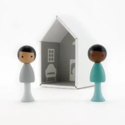 CLiCQUES | Magnetic Wooden Toys | Sam & Justin -Simple Play Stories CLiCQUES wooden toys magnetic timber people Sam Justin 2