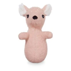 Cam Cam | Soft Animal Rattle | Fawn -Simple Play Stories Cam Cam Copenhagen Soft Animal Rattle Fawn