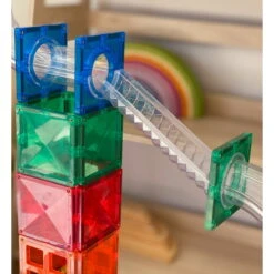 Connetix Tiles | 92 Piece Rainbow Ball Run -Simple Play Stories Connetix Ball Run 92 pieces 3