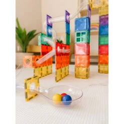Connetix Tiles | 92 Piece Rainbow Ball Run -Simple Play Stories Connetix Ball Run 92 pieces 6