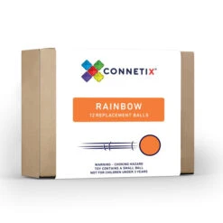Connetix Tiles | 12 Piece Rainbow Replacement Balls