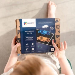 Connetix Tiles | 2 Piece Rainbow Car Pack -Simple Play Stories Connetix Tiles 2 Piece Car Pack 5