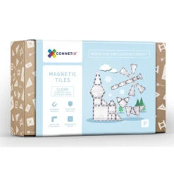 Connetix Tiles | 34 Piece Clear Pack