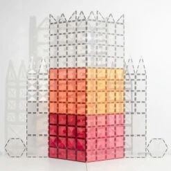 Connetix Tiles | 2 Piece Pastel Base Plates | Lemon & Peach -Simple Play Stories Connetix Tiles 34 Piece Clear Pack Pastel Base Plates Clear Base Plates 37f917e2 2f98 4cdc 8458 b3359e539d32