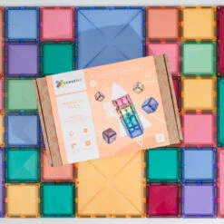 Connetix Tiles | 40 Piece Pastel Square Pack -Simple Play Stories Connetix Tiles 40 Piece Pastel Square Pack 5