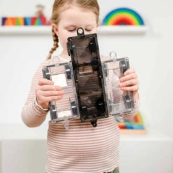 Connetix Tiles | 50 Piece Rainbow Transport Pack -Simple Play Stories Connetix Tiles 50 Piece Rainbow Transport Pack 4