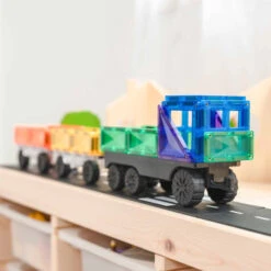 Connetix Tiles | 50 Piece Rainbow Transport Pack -Simple Play Stories Connetix Tiles 50 Piece Rainbow Transport Pack 8