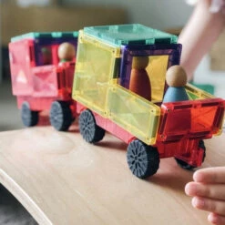 Connetix Tiles | 24 Piece Rainbow Motion Set -Simple Play Stories Connetix Tiles Magnetic 24 Pieces Car Set 6 32d9003b f2b3 4c2a aa61 e4980af54c74