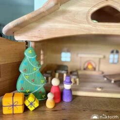 Drewart | Witch's House Natural Roof | Wooden Doll House -Simple Play Stories Drewart Witches House Mikheev Christmas Tree Grapat Nins Milk Tooth
