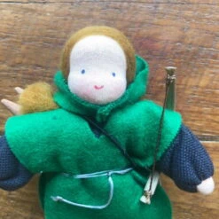 Evi Doll | Knight Set Of 3 Dolls -Simple Play Stories Evi Doll Knights Set Green