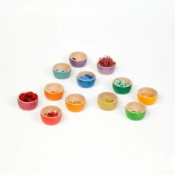 Grapat | Bowls Coloured 12 Pieces -Simple Play Stories Grapat Bowls Coloured 12 Pieces 2