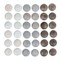 Grapat | Mandala | Grey Stones 36 Pieces -Simple Play Stories Grapat Mandala Grey Stones Wooden Toy Pieces 4