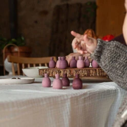 Grapat | Mandala | Mauve Pineapples 36 Pieces -Simple Play Stories Grapat Mandala Mauve Pineapples 6