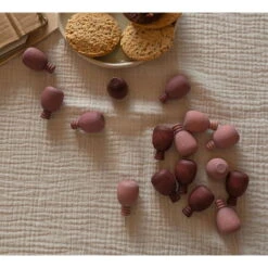 Grapat | Mandala | Mauve Pineapples 36 Pieces -Simple Play Stories Grapat Mandala Pink Pineapples 3