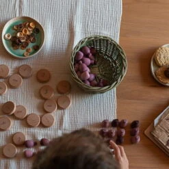 Grapat | Mandala | Mauve Pineapples 36 Pieces -Simple Play Stories Grapat Mandala Pink Pineapples 6