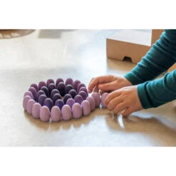 Grapat | Mandala | Purple Eggs 36 Pieces -Simple Play Stories Grapat Mandala Purple Eggs 3