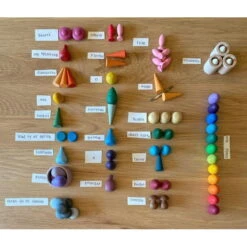 Grapat | Mandala | Mauve Pineapples 36 Pieces -Simple Play Stories Grapat Mandala all sets by Joguines Grapat