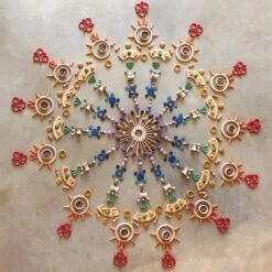 Grapat | Mandala | Little Brown Mushrooms 36 Pieces -Simple Play Stories Grapat Wooden Toys Mandala Pieces