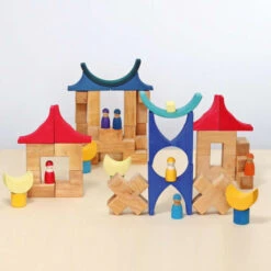 Grimm's | Stairway Building Set -Simple Play Stories Grimm s Stairway Building Set 11