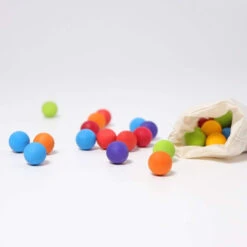 Grimm's | 35 Small Wooden Marbles