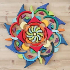 Grimm's | Arcs In Squares Building Set -Simple Play Stories Grimms Arcs in Squares Building Set 2