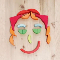 Grimm's | Arcs In Squares Building Set -Simple Play Stories Grimms Arcs in Squares Building Set 8