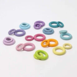 Grimm's | Building Rings Pastel