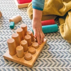 Grimm's | Building Rollers Small Natural -Simple Play Stories Grimms Building Rollers Small Natural 7