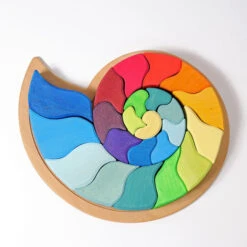 Grimm's | Ammonite Snail Puzzle -Simple Play Stories Grimms Building Set Ammonite 3