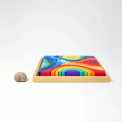 Grimm's | Four Elements Puzzle Small | Building Set -Simple Play Stories Grimms Building Set Four Elements Small 3