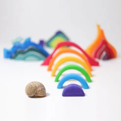 Grimm's | Four Elements Puzzle Small | Building Set -Simple Play Stories Grimms Building Set Four Elements Small 4