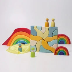 Grimm's | Four Temperaments Building Set -Simple Play Stories Grimms Building Set Four Temperaments Blocks Puzzle 13