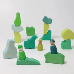 Grimm's | Four Temperaments Building Set -Simple Play Stories Grimms Building Set Four Temperaments Blocks Puzzle 14