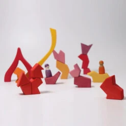 Grimm's | Four Temperaments Building Set -Simple Play Stories Grimms Building Set Four Temperaments Blocks Puzzle 15